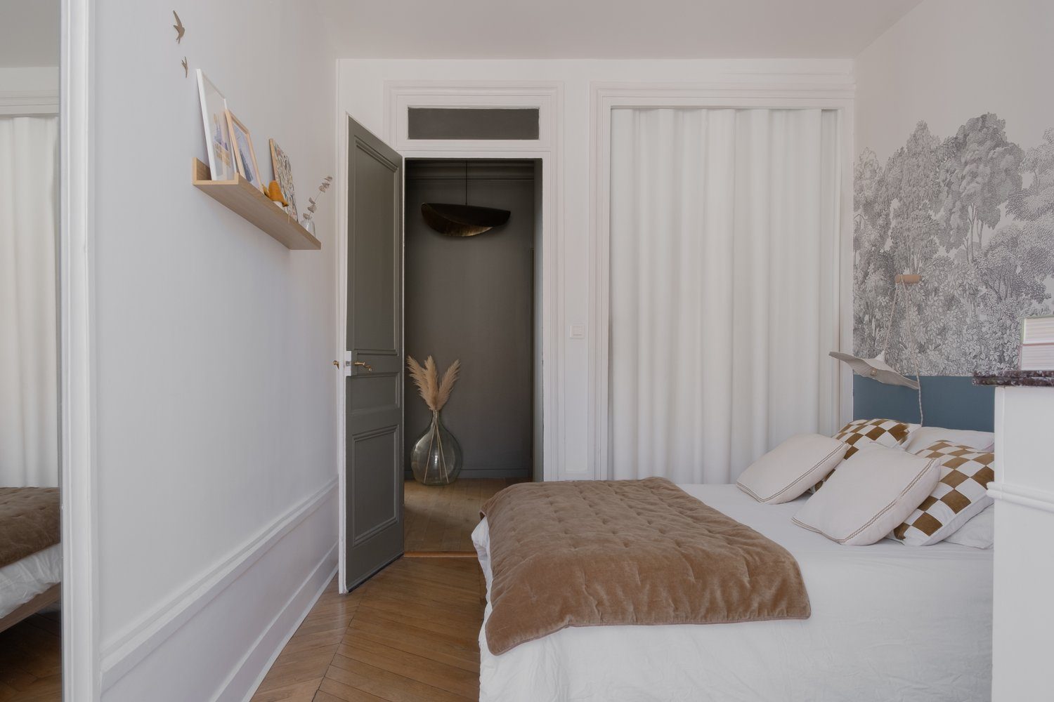 Projet Claude Bernard, chambre à fresque panoramique à Lyon