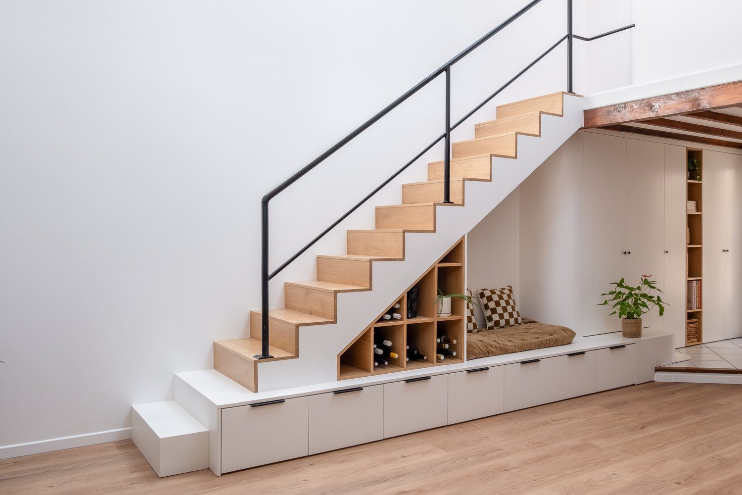 Projet Magenta, escalier sur-mesure à Villeurbanne