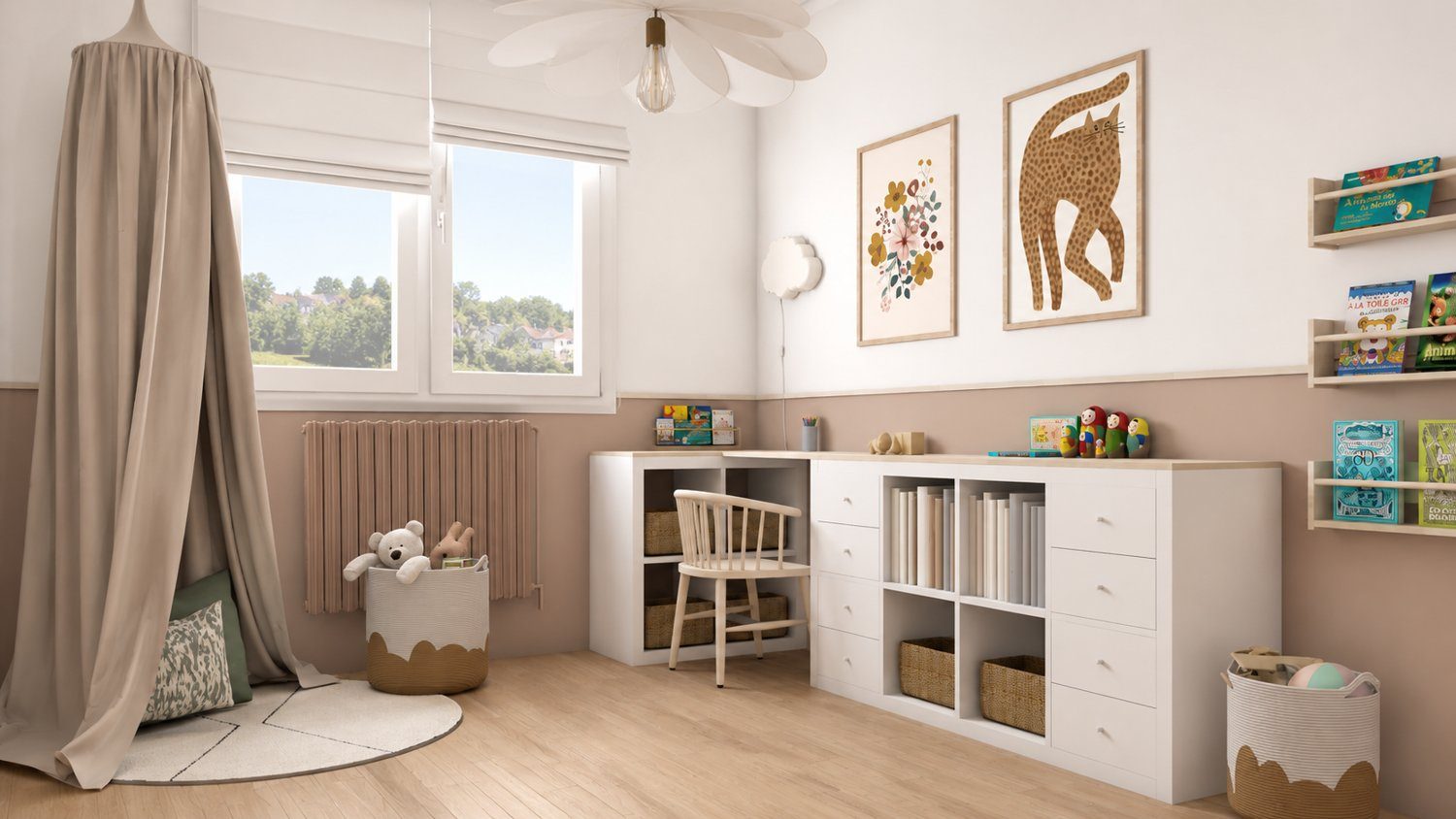 Décoration d'une chambre d'enfant optimisée à Lyon
